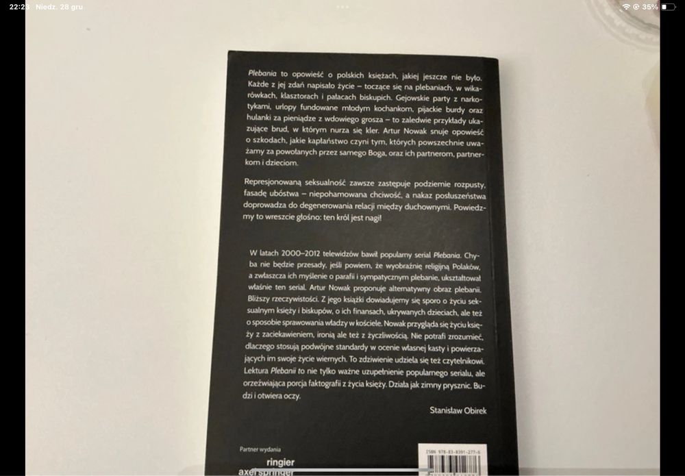 Plebania – Artur Nowak | reportaż | bardzo dobry stan
