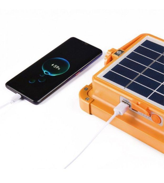 Solar Led light D8 12000 mAH мощный фонарь с повербанком