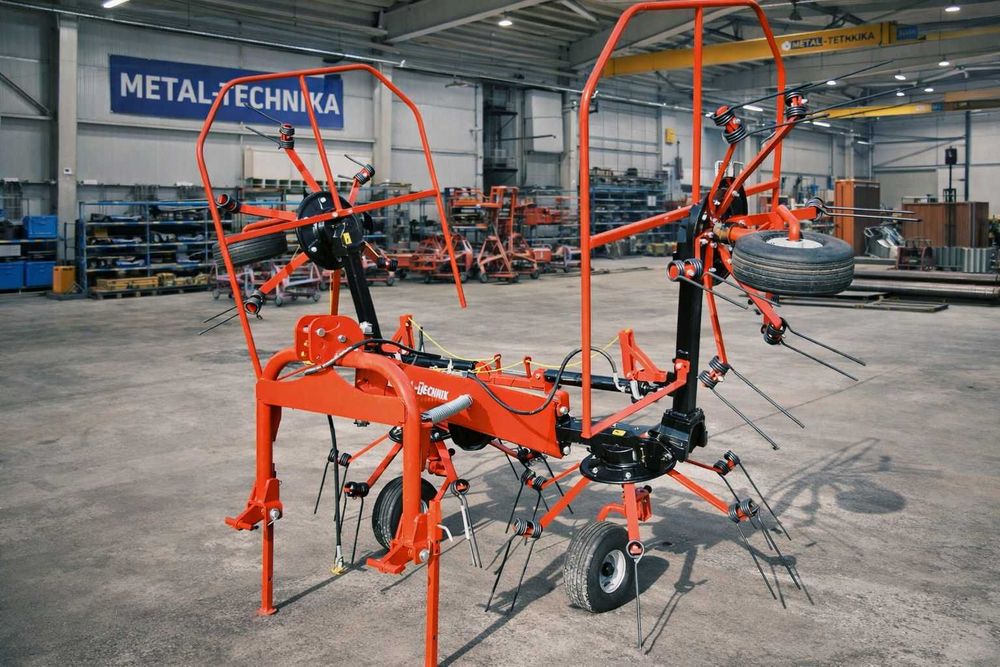 Metal-Technik Przetrząsacz siana 4-wirniki PRZETRZĄSARKA 5,20 PROMOCJA