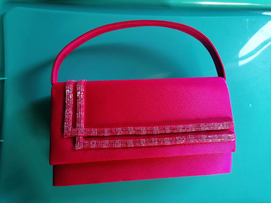 Mala pochete cor de rosa