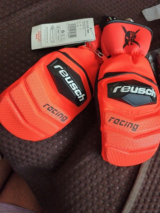 Rekawice narciarskie Reusch WC warrior Mitten róż.9