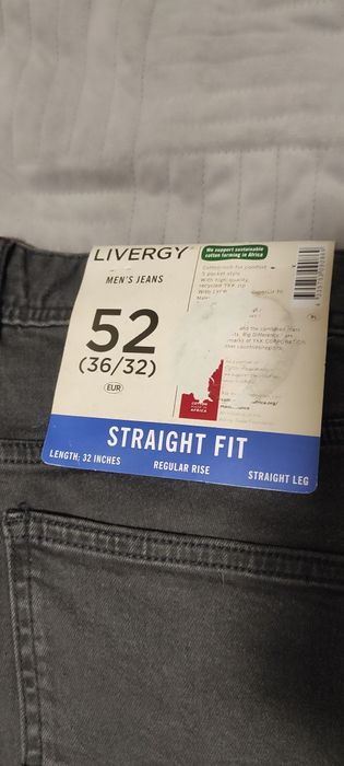 Livergy Straight Fit jeans r.52 36/32