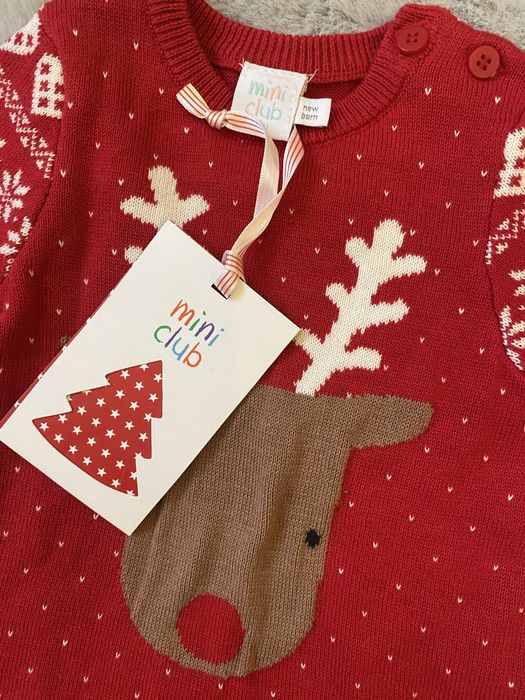 Minialbum nowa sukienka new born renifer święta 4,5 kg noworodek