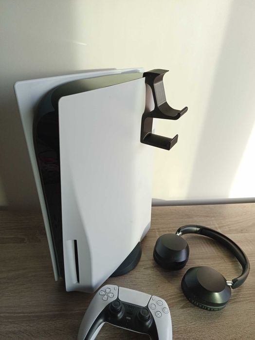 Suporte Preto para controle headset