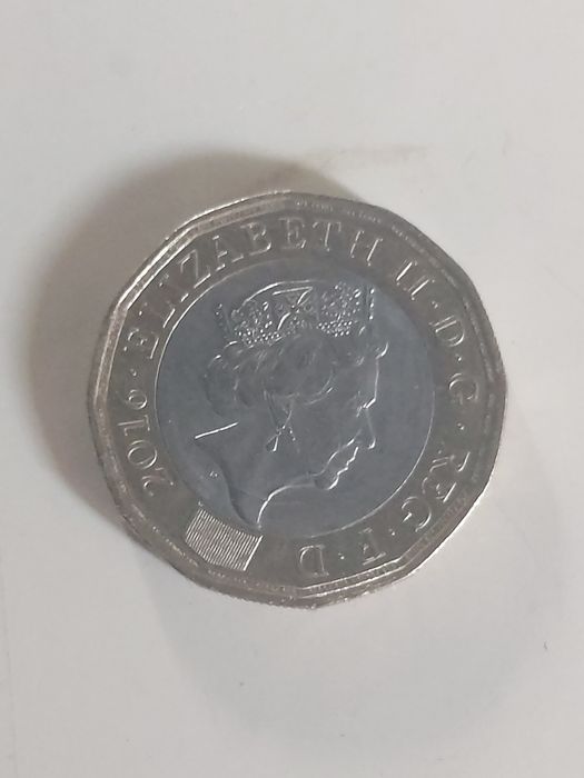 Moeda de one pound 2016