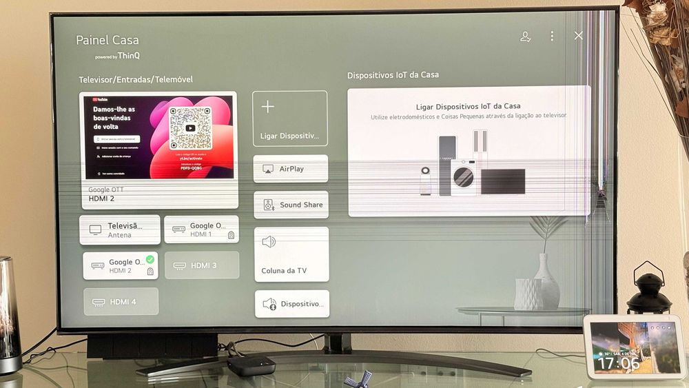 Smart TV LG NanoCell 55" (55NANO81) – Como Nova (Apenas c/ Linhas no Ecrã)