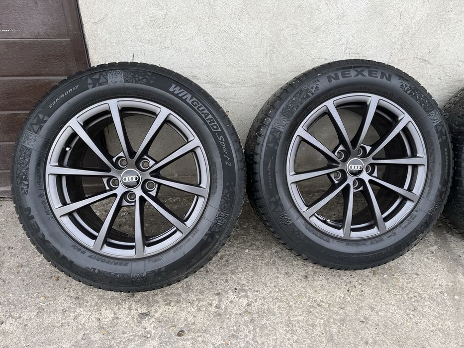 (289)Koła, Felgi 5x112 17” OEM Audi, A6 c8, Q5, Grafit
