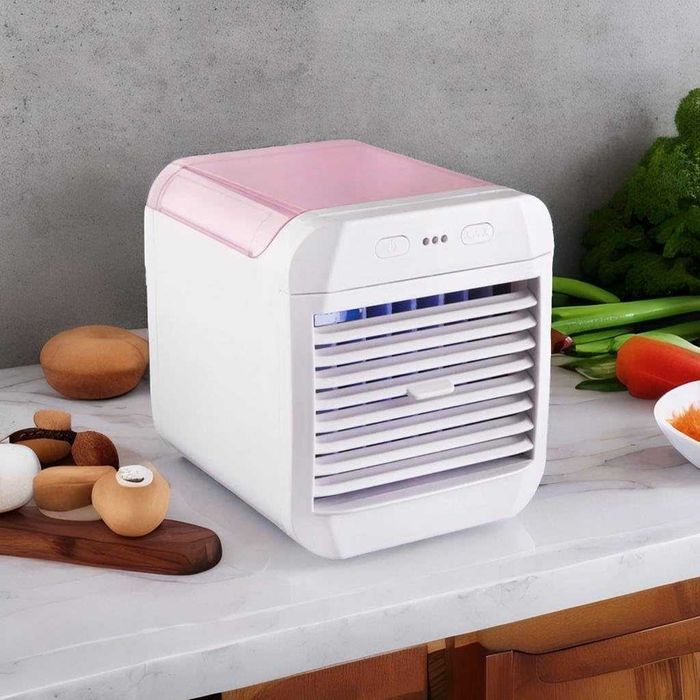 Mini Klimatyzator 3 Prędkości z Nawilżaczem do Pokoju Sypialnia Biurko