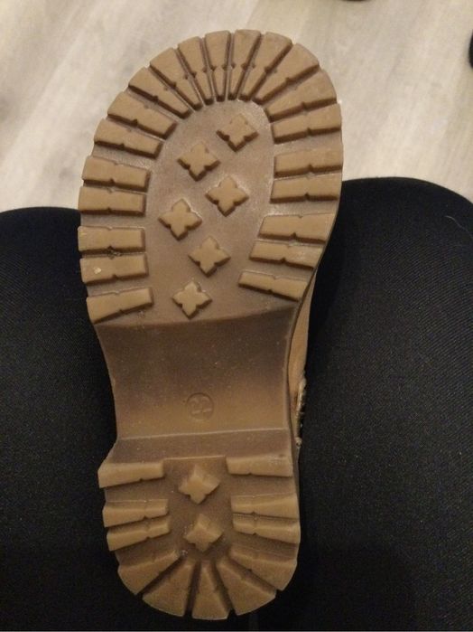 Botas em pele criança