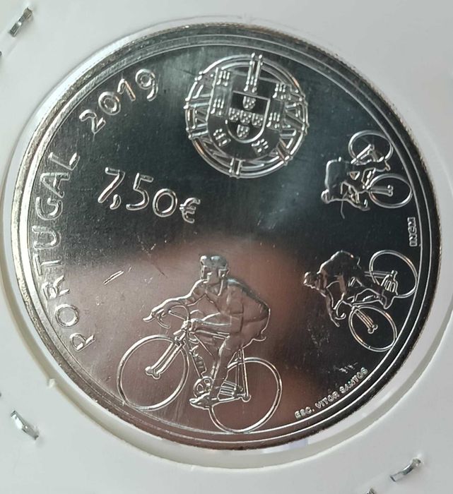 7,5 euro  Portugal  2019 Heróis do Desporto - Joaquim Agostinho