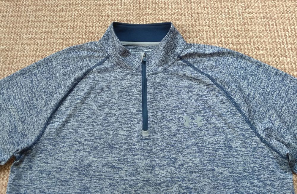 Under Armour heatgear лонгслив кофта для спорта бега оригинал L синяя