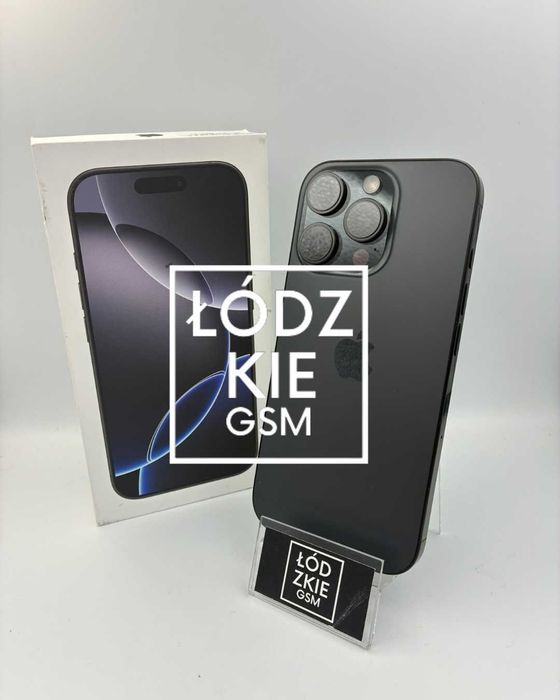 IPHONE 16 PRO 128GB black BAT.88% 3099ZŁ Łódzkie GSM Rzgowska 16