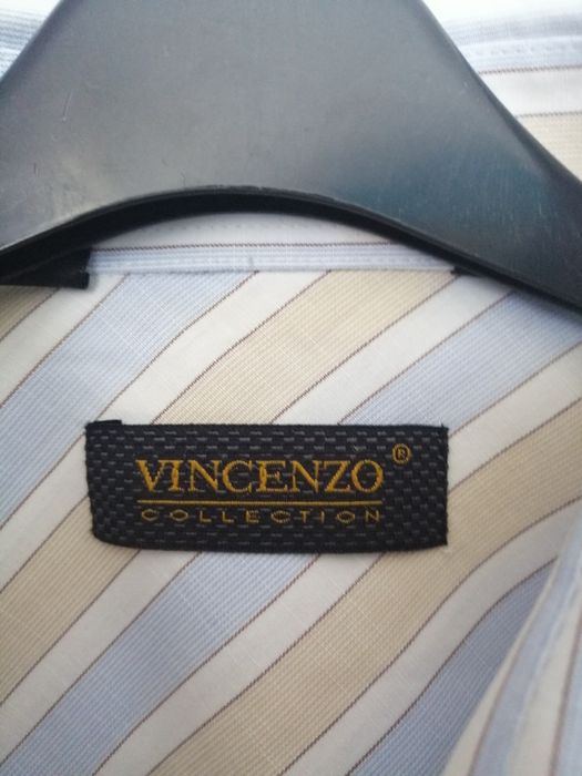 Koszula z krótkim rękawem w paski elegancka