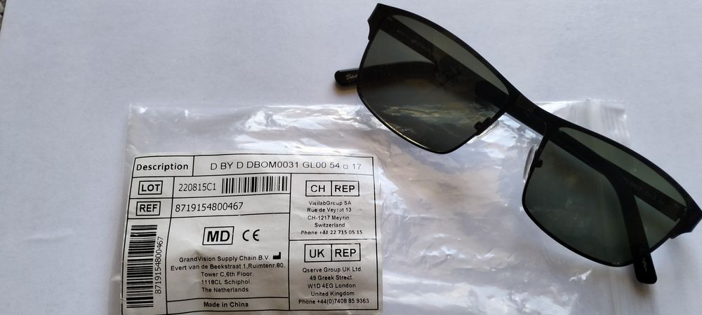 Okulary przeciwsłoneczne metalowe grandvision nowe