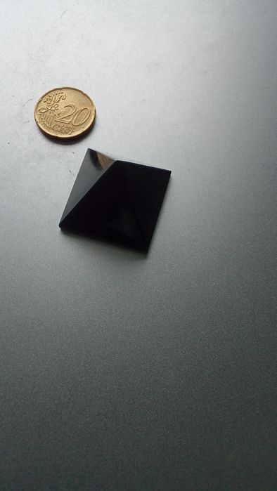Pirâmide  Quartzo de Obsidiana natural, torre de energia de cura Reiki