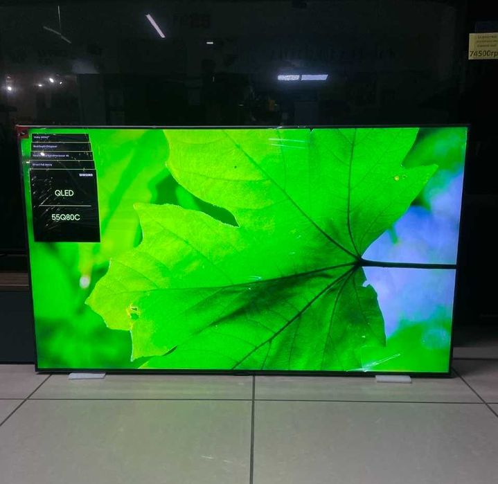 55" 120Гц QLED SAMSUNG Звук40ВтСмарт Український Q80C Німеччини НОВИЙ
