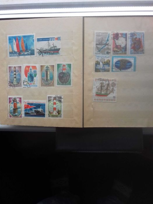 Коллекция марок на разные темы