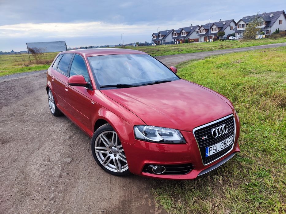 Audi A3 8P lift 2xS-Line, 1.6 MPI 102 konie, Automat, Niski przebieg