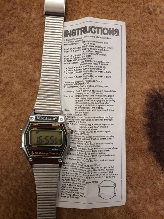 Zegarek męski Montana.