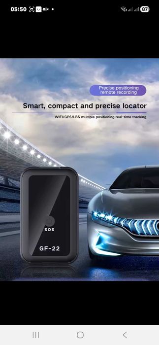 Автомобільний GPS трекер з мікрофоном GF-22 # K-968