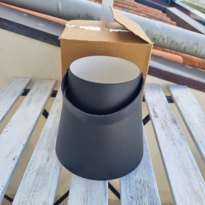 Abajur preto novo do Leroy Merlin