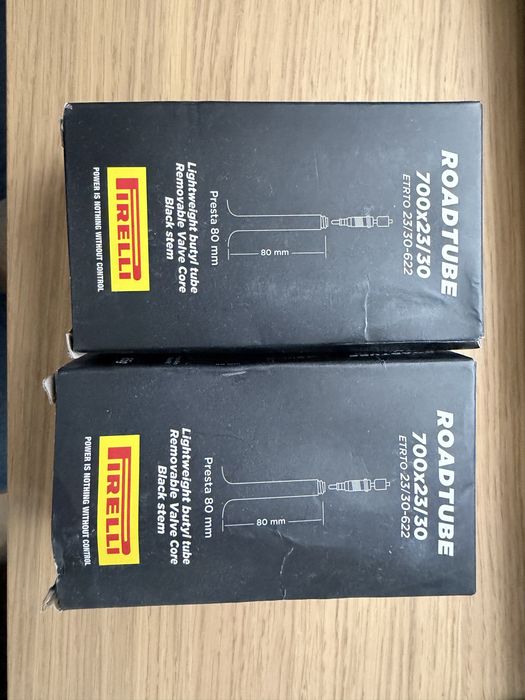 4 dętki Pirelli Roadtube 700x23/30 80mm presta