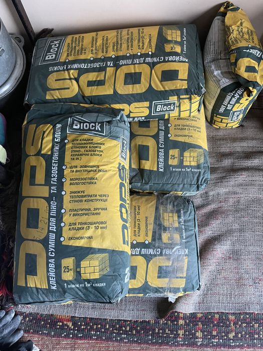 Клейова суміш для піно та газоблоків