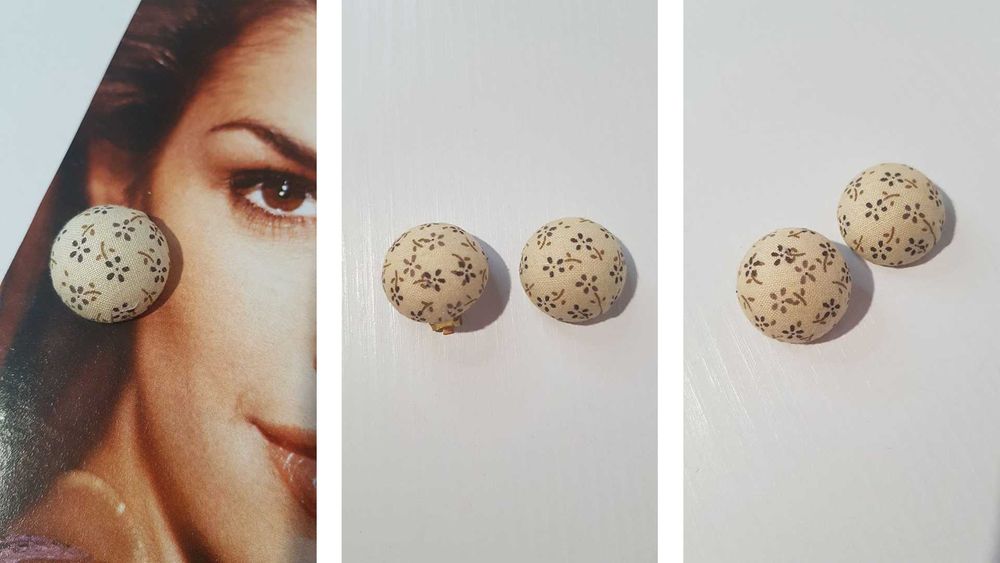 Клипсы для ушей и кабошоны