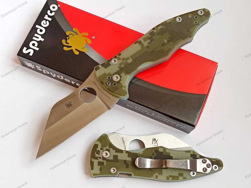 Ніж складний Spyderco Yojimbo 2 C85GP2 Нож складной Spyderco Yojimbo 2 C85GP2 Пиксель