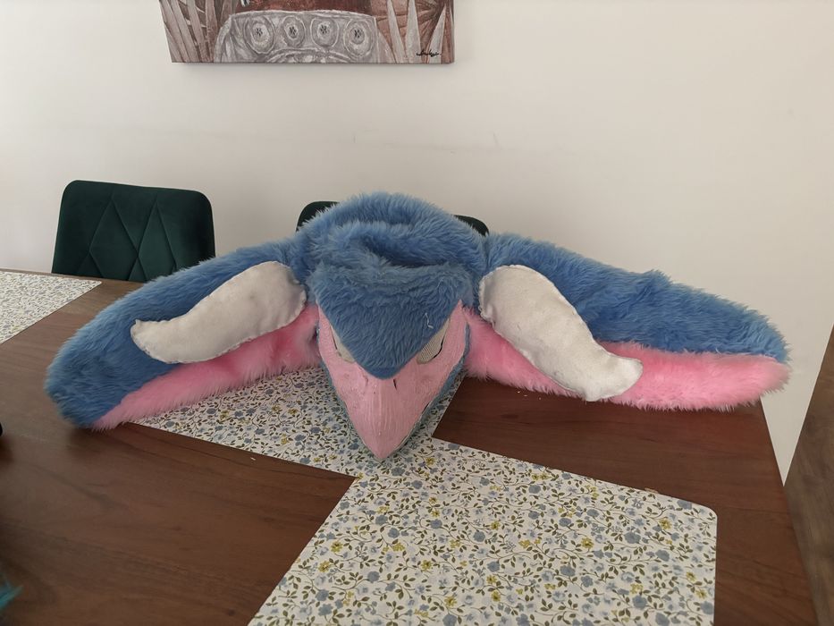 Dino mask fursuit Sky
