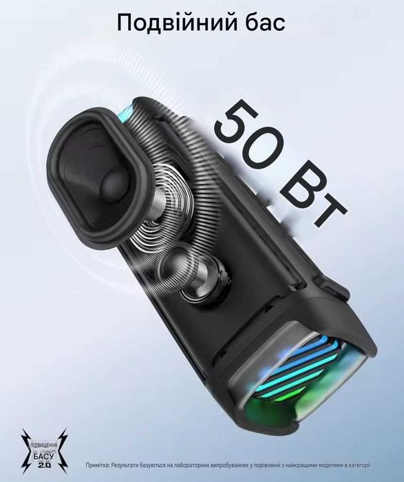 Портативна колонка Anker SoundCore Boom 3i 50W RGB black