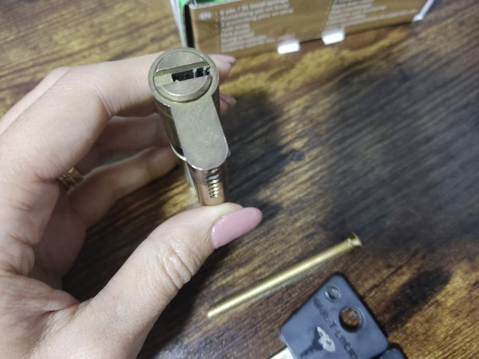 Cilindro de porta, fechadura de alta segurança, anti panico