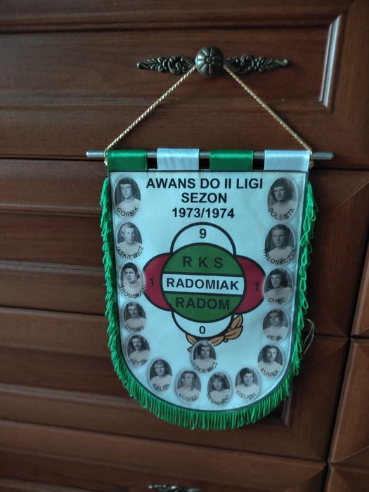 Proporczyk kolekcjonerski RKS Radomiak Radom