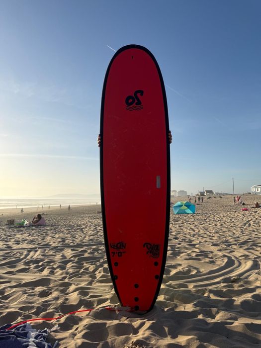Surfboard 7'0'' X 21'' X 3'' - 69L + capa e leach