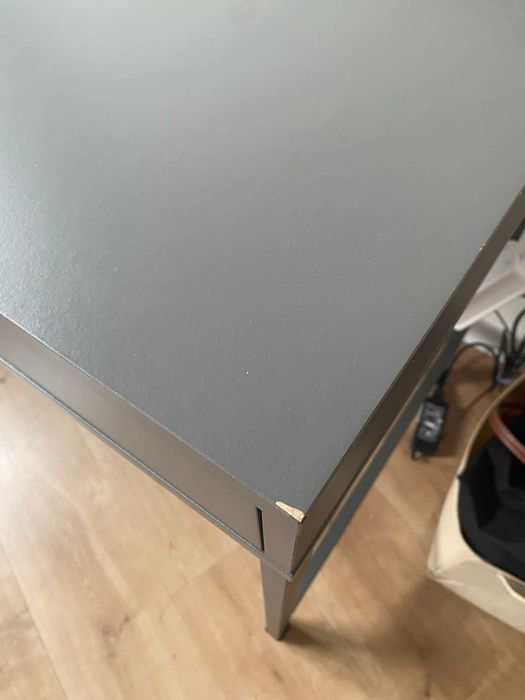 Secretária ALEX da IKEA em cinzento escuro, 132×58 cm