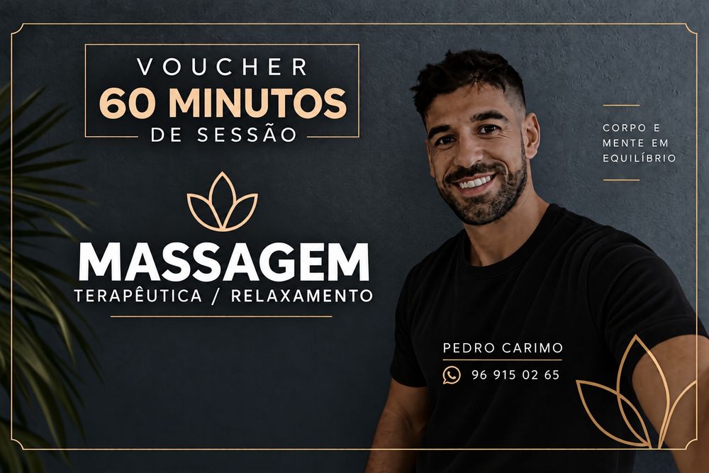 Massagem de relaxamento e ou terapeutica