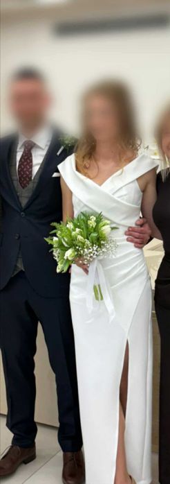 Sukienka ślubna, biała