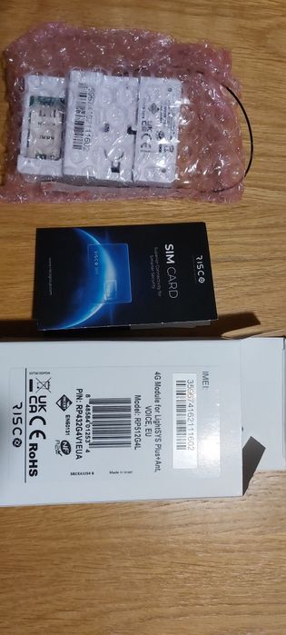 Moduł komunikacji Risco Lightsys RP512G4. LTE/4G Aplikacja