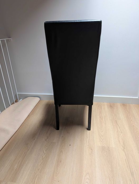Conjunto de 4 cadeiras de jantar - Estofadas em couro PU