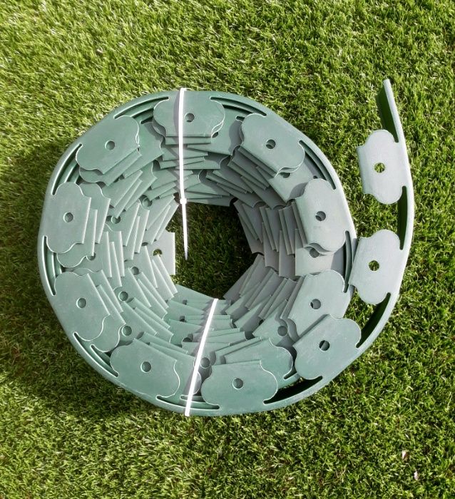 Limitador / Separador flexível Relva sintética ou pedra; 29€/Rolo