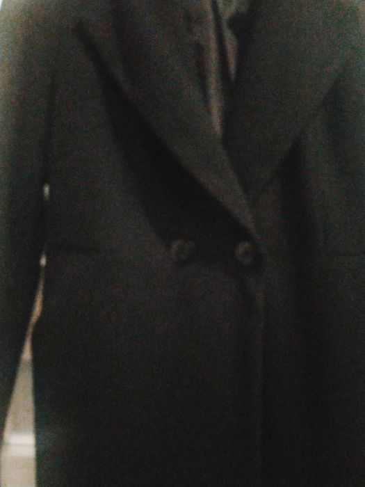 Ocieplany płaszczyk czarny roz L Monaco