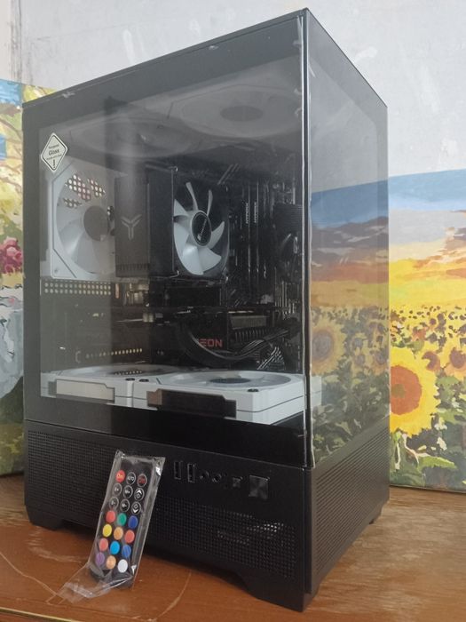 Ігровий пк комп'ютер Intei i5 10400f /rx 6600 8gb/м2 256gb/ddr4 16g/HDD 1000gb.