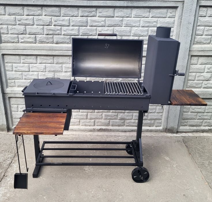 ХИТ! 3/4/5мм! Мангал Барбекю с Коптильней + Печь под Казан