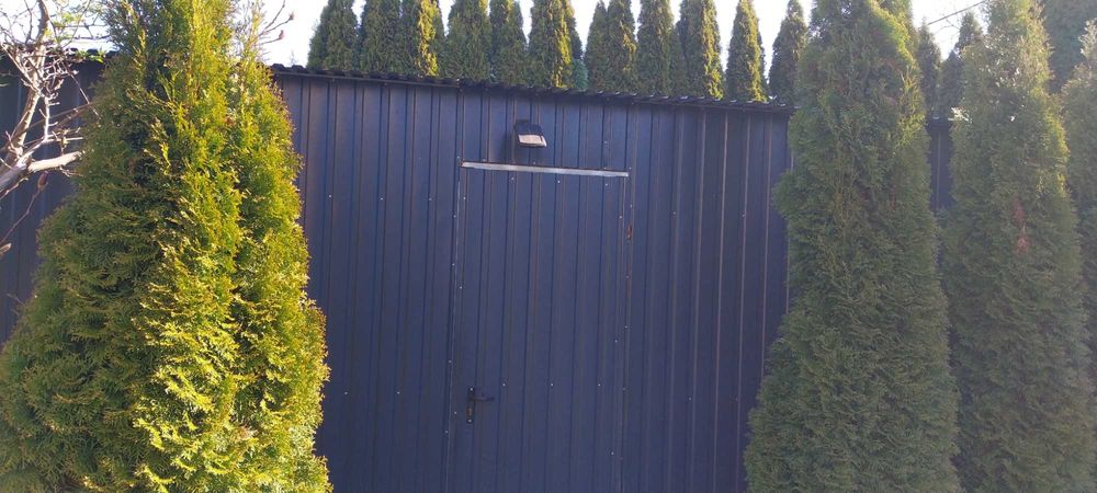 Garaż blaszany 4,5x6,5m