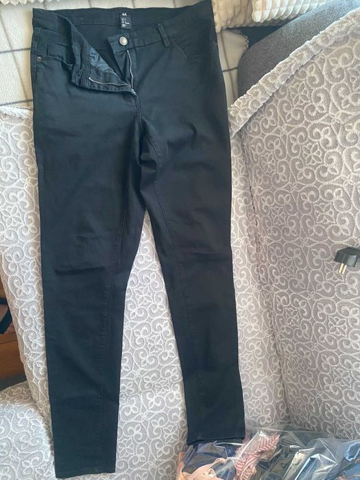 czarne spodnie hm rozmiar 36