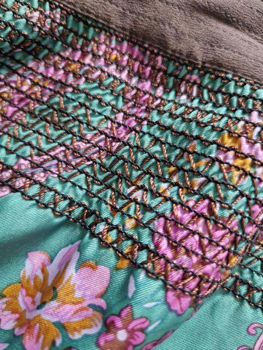 Luksusowa Sukienka 100% Jedwab Plenty by Tracy Reese | Boho Silk Paisley | S