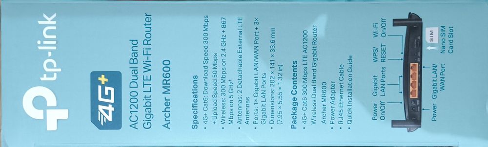 Router 4g TP Link Archer 1200