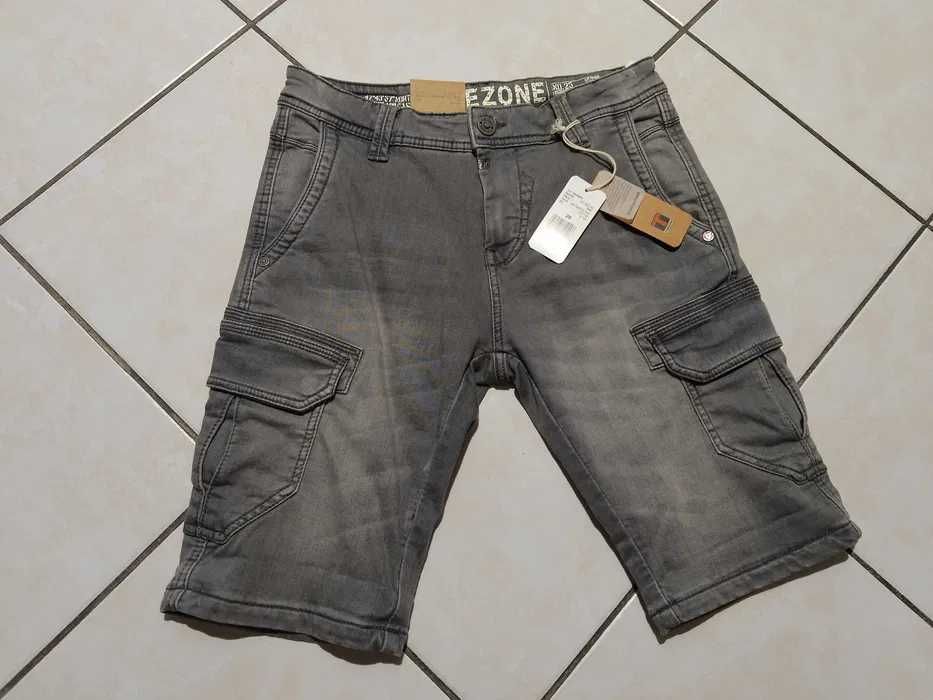 TIMEZONE - NOWE! z Metkami Spodenki Męskie pas 78-84cm/ dł. 49cm