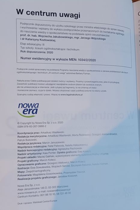 Podręcznik W centrum uwagi 2 wiedza o społeczeństwie