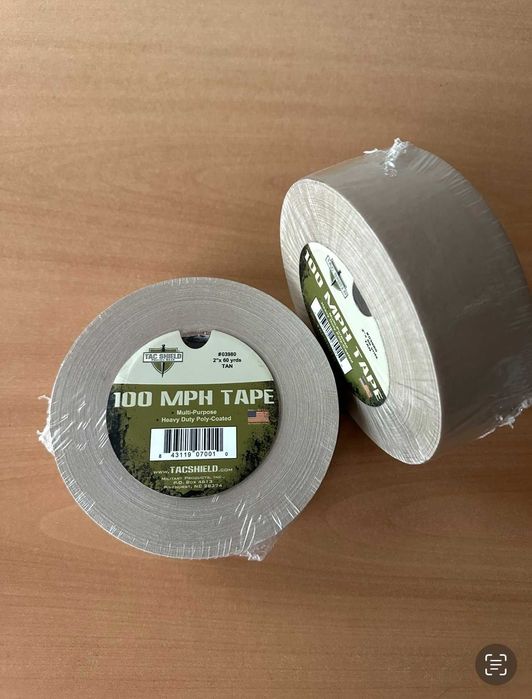 Американський армований армійський скотч TacShield 100MPH Tape 60 Yard